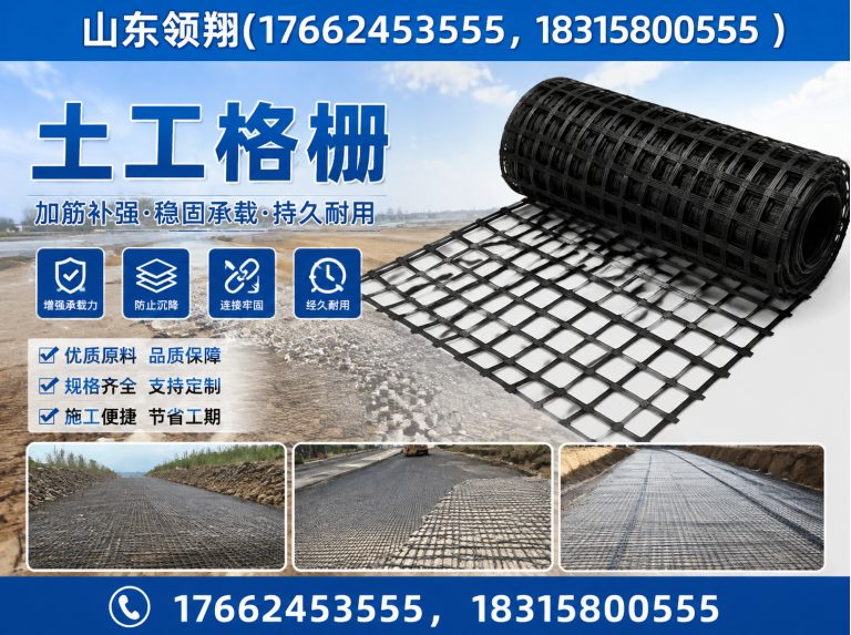陵水土工格栅展示图